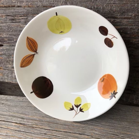 Vintage Harvest Bowl Swinnertons Nestor Vellum fall kitchenware 50s 60s design🍁 - Picture 3 of 11